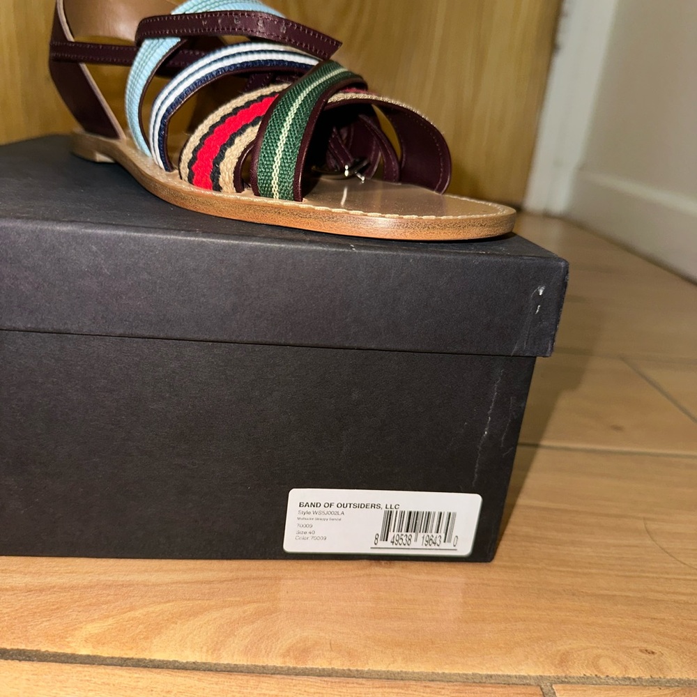 Band Of Outsiders Multicolor Strappy Sandals